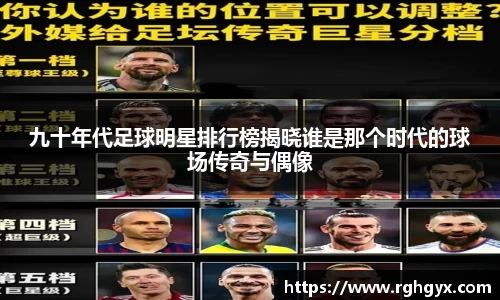 九十年代足球明星排行榜揭晓谁是那个时代的球场传奇与偶像